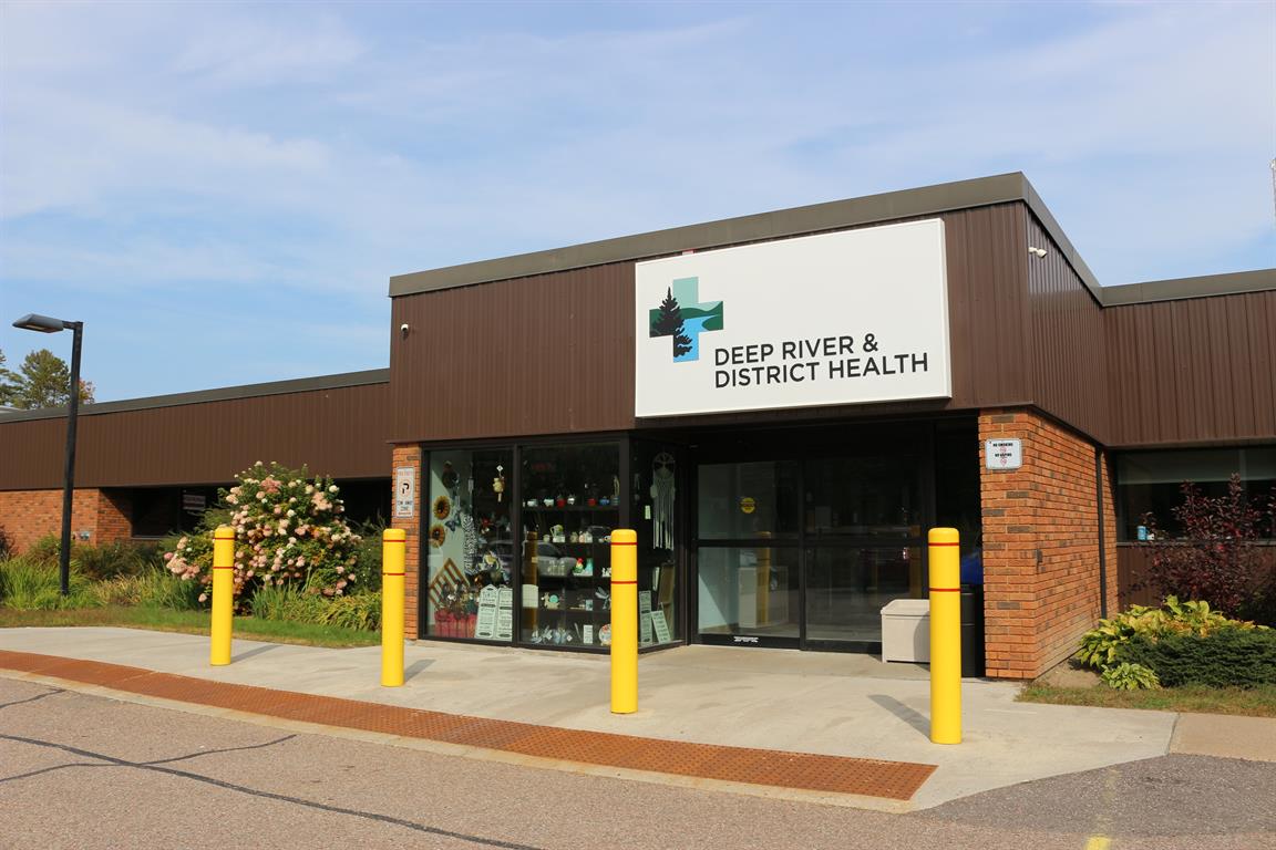 Deep River and District Health signage