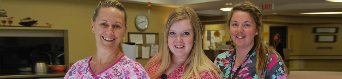 image of three nurse smiling