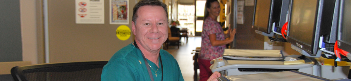image of male nurse smiling 